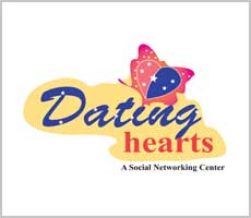 Dating Hearts Logo Design