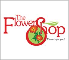 Flower shop logo design.